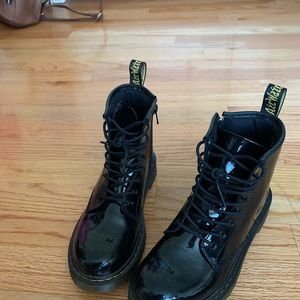 Black Patent leather Dr martens